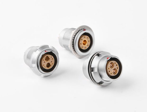 氣、電、同軸混裝航空插座